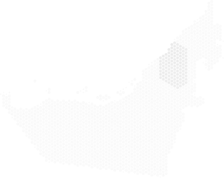 Map outline of the United Arab Emirates