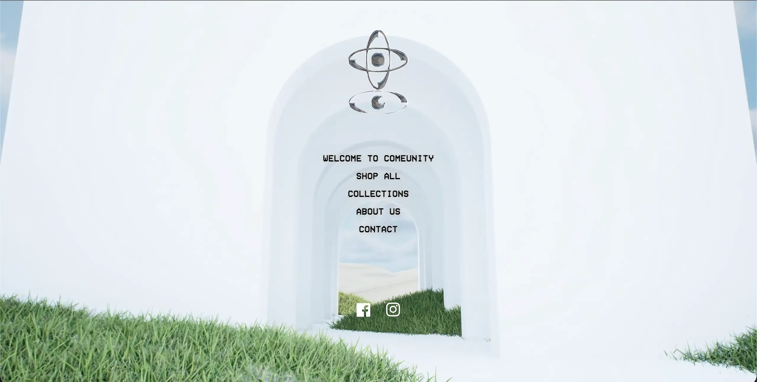 COMEUNITY CLOTHING brand website by Brandonic