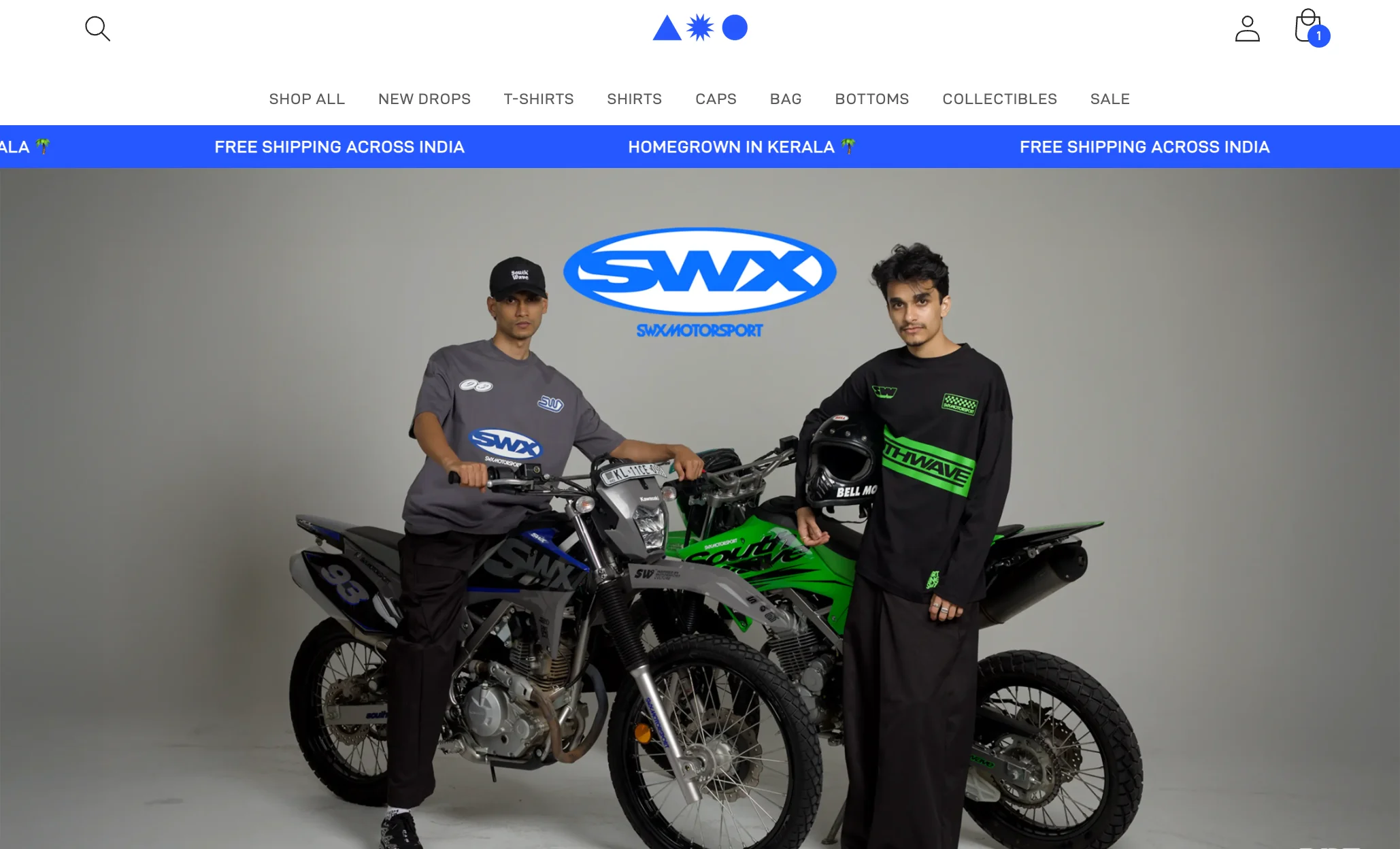 SouthWave Clothing website design project by Brandonic Dubai