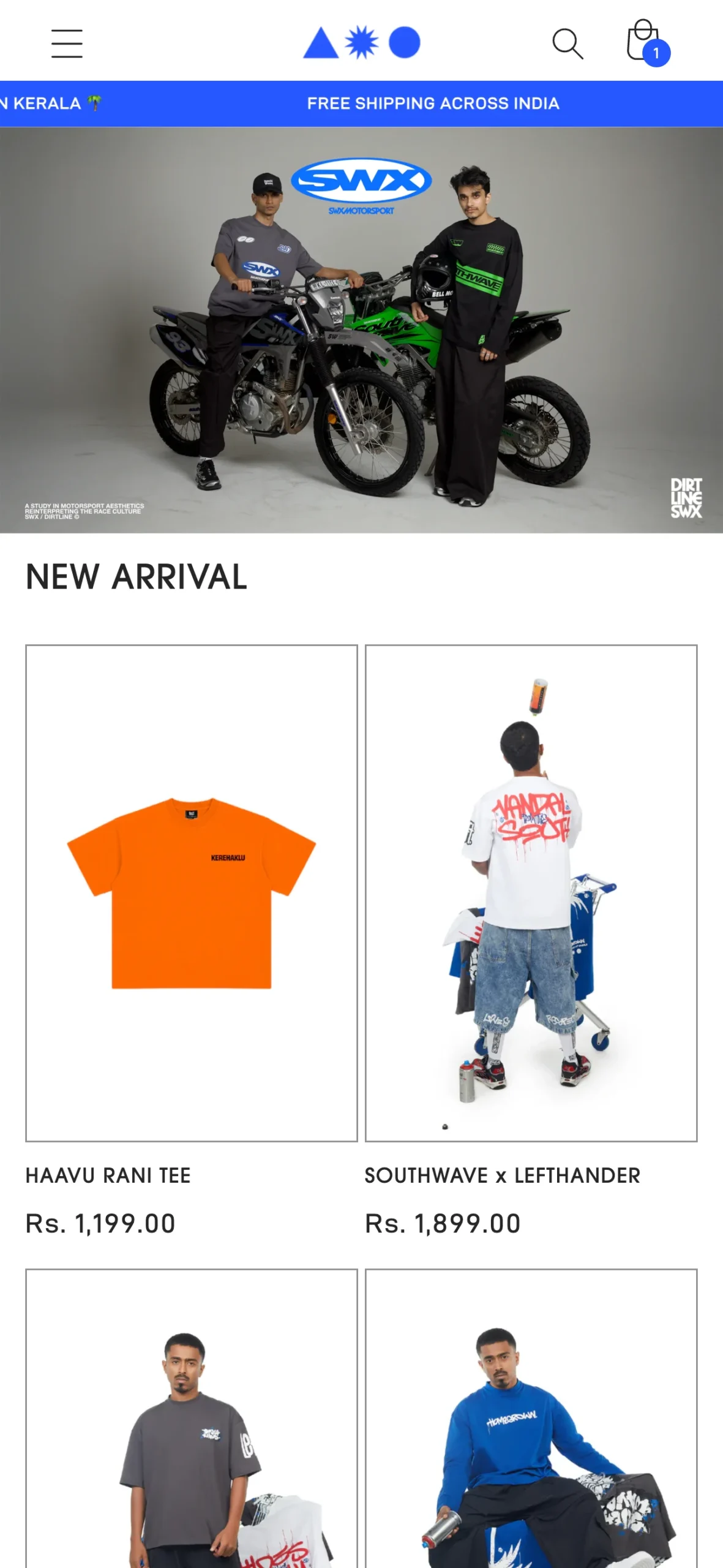 SouthWave Clothing website design project by Brandonic Dubai
